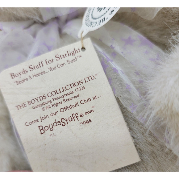 Boyds Bear Starlight Foundation Vanessa R. Angel Plush Teddy Bear 15" w/ Tags - Picture 14 of 15